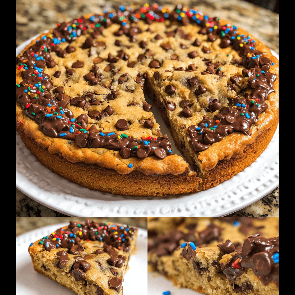 Chocolate Chip Cookie Cake Recipe