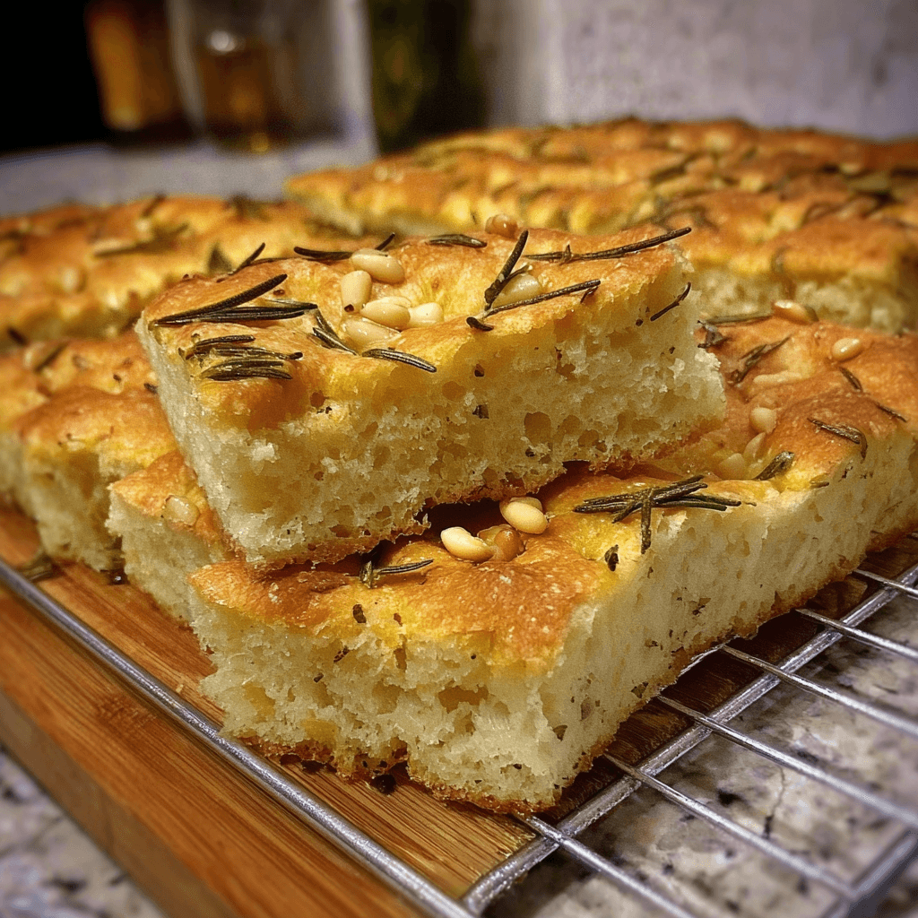 Rosemary Pine Nut Focaccia Recipe 1 Rosemary Pine Nut Focaccia Recipe