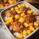 Hawaiian Chicken Sheet Pan Dinner for 8