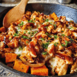 BBQ Chicken Sweet Potato Skillet