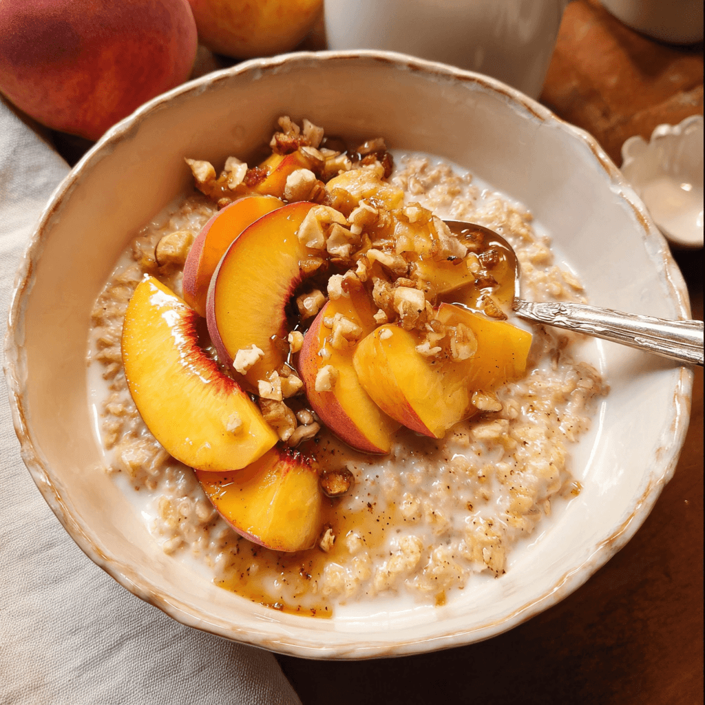 Peaches and Cream Oatmeal Recipe for Perfect Homemade Flavor
