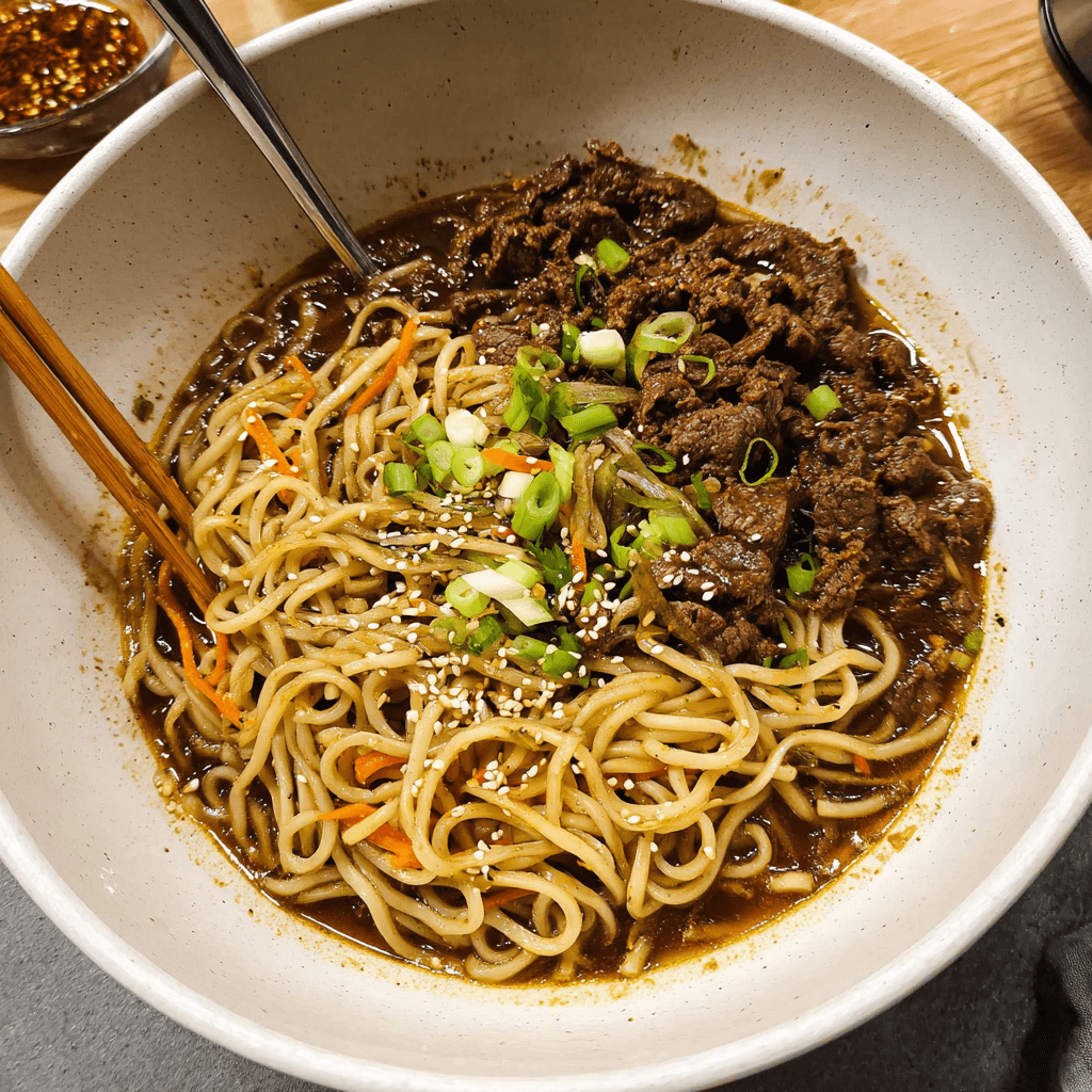 Korean Beef Noodles: A Flavorful Family-Favorite One-Pot Dish