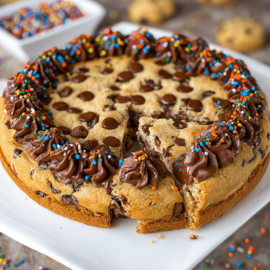Chocolate Chip Cookie Cake Recipe 1 Chocolate Chip Cookie Cake Recipe