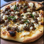Sausage Ricotta Honey Hot Pizza