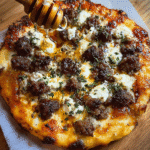 Sausage Ricotta Honey Hot Pizza Recipe