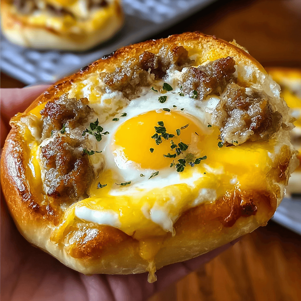 Sausage Egg and Cheese Breakfast Roll Recipe