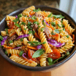High Protein Asian Pasta Salad | Eminent Recipes