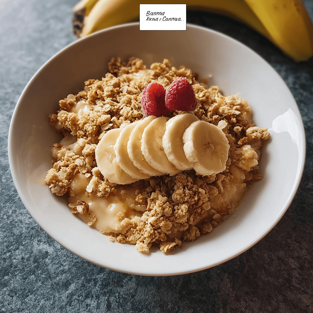 Banana Crumble Recipe: Sweet & Crispy Comfort in Every Bite
