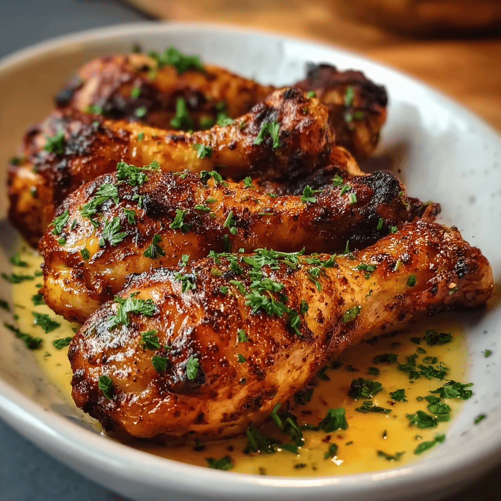 Paprika Chicken Drumsticks with Creamy Sauce