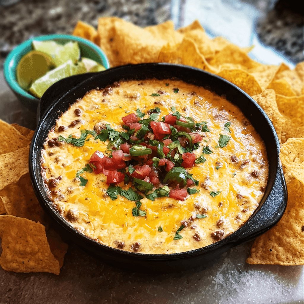 Cowboy Queso Dip with Canned Corn and Black Beans