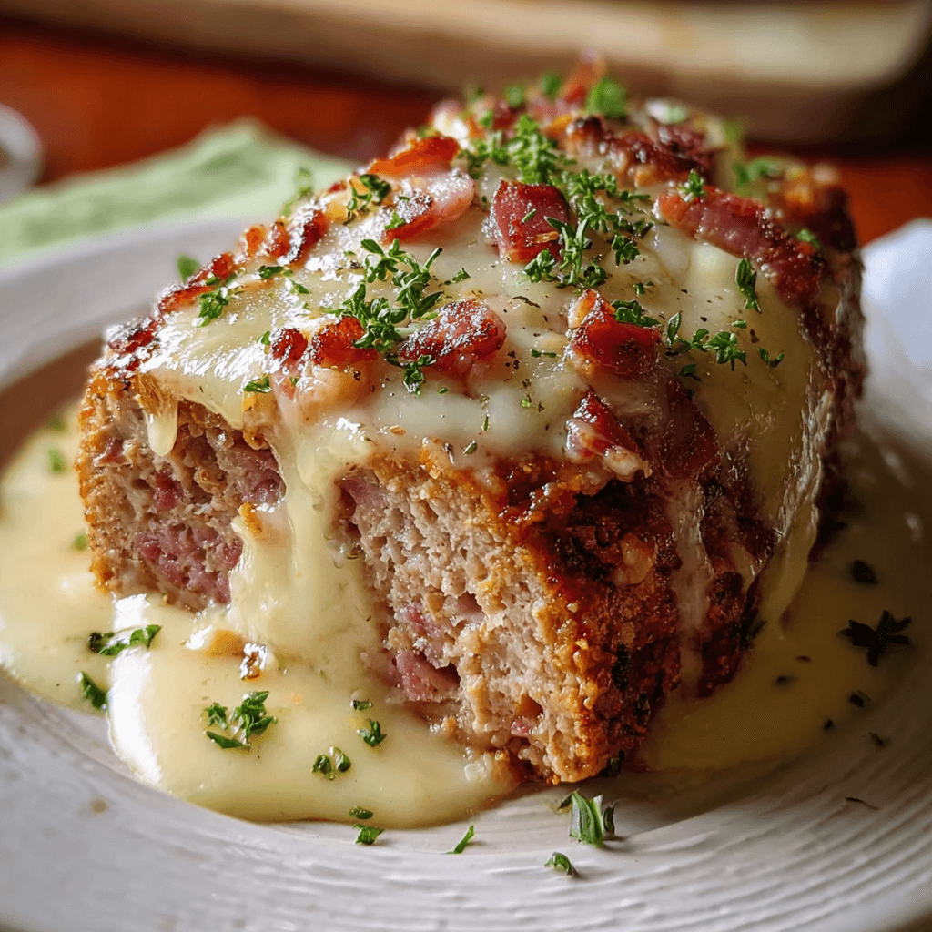 Chicken Cordon Bleu Meatloaf