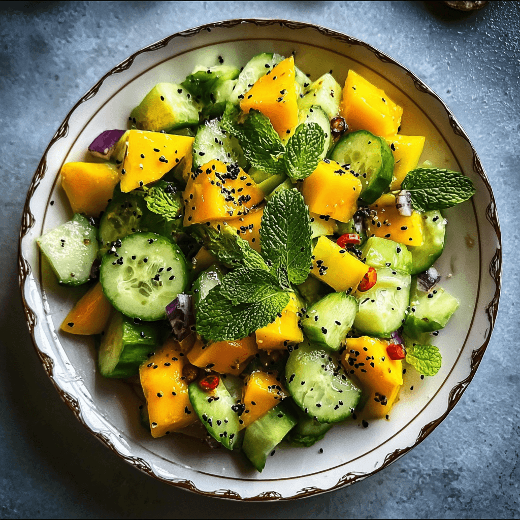 Mango Cucumber Salad for a Refreshing Meal