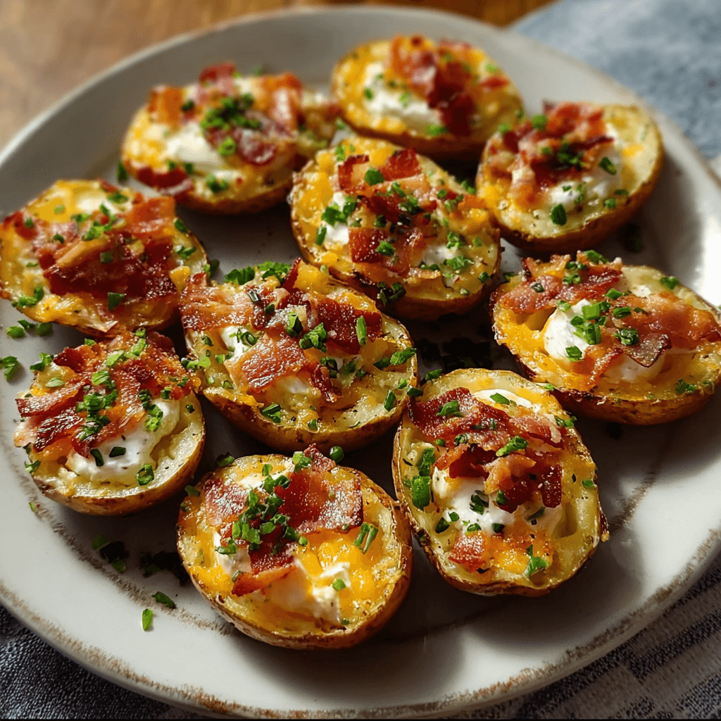 Tasty Mini Potato Skins Recipe