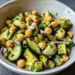 Chickpea Avocado Cucumber Salad: A Refreshing Vegan Recipe