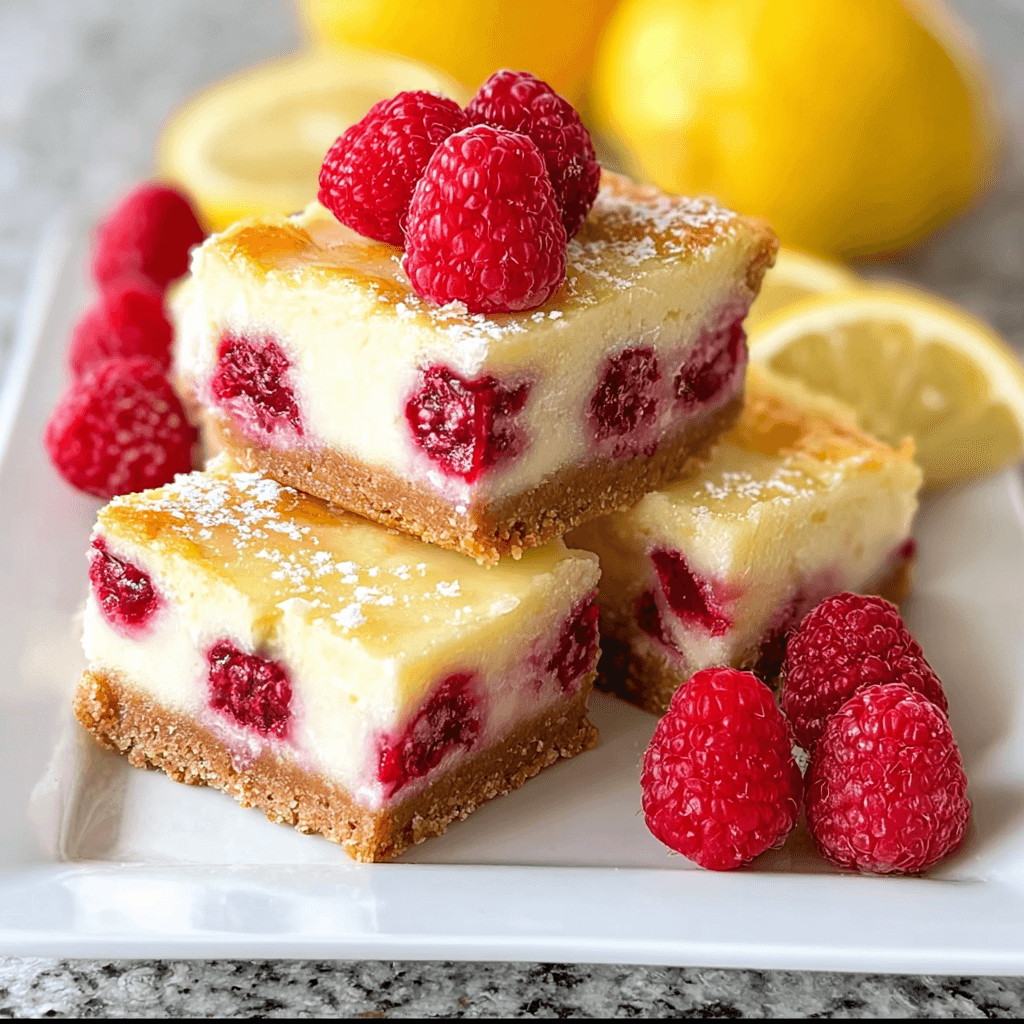 Raspberry Lemon Cheesecake Bars: A Sweet and Tangy Treat