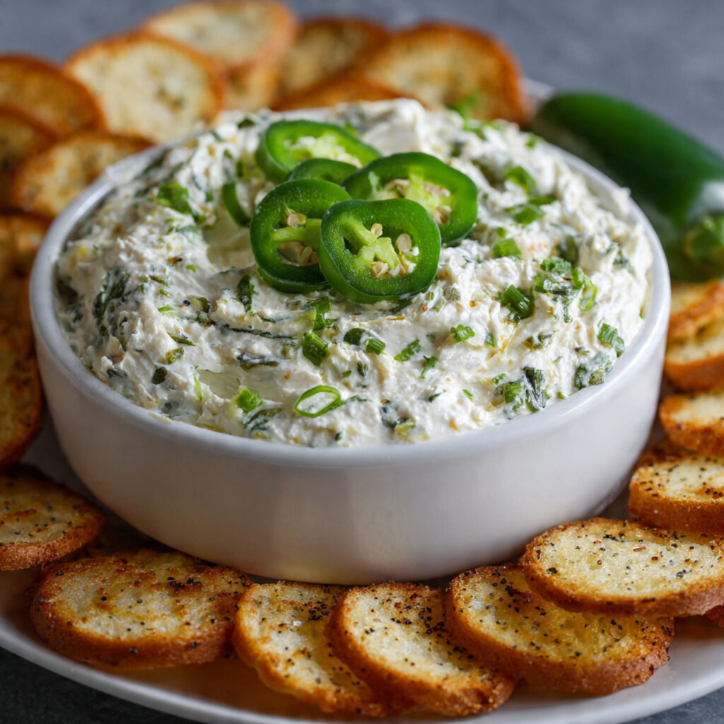 Jalapeno Cream Cheese Dip with Baked Perfection