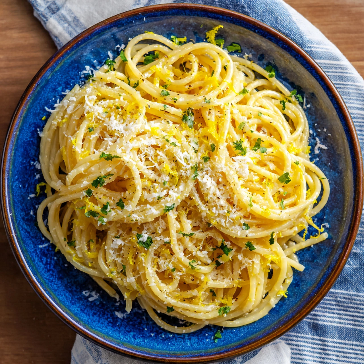 Lemon Pasta with Garlic, Zest, and Parmesan 1 Lemon Pasta with Garlic, Zest, and Parmesan