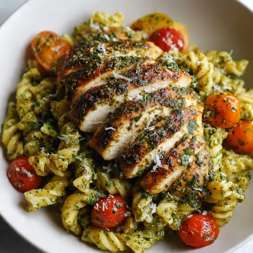 Pesto Pasta Chicken: Quick and Flavorful One-Pan Recipe