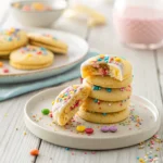 Piñata cookies with candy filling