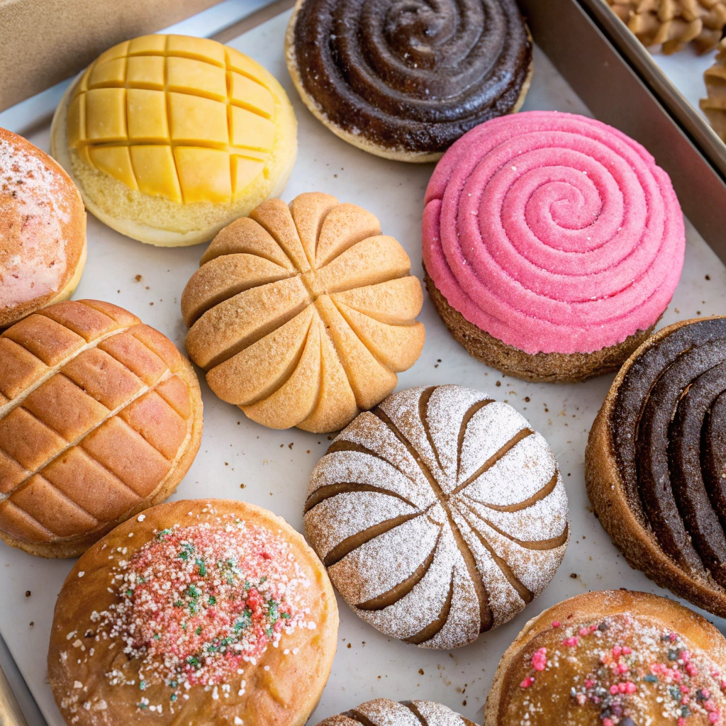 Mexican sweet bread types variety