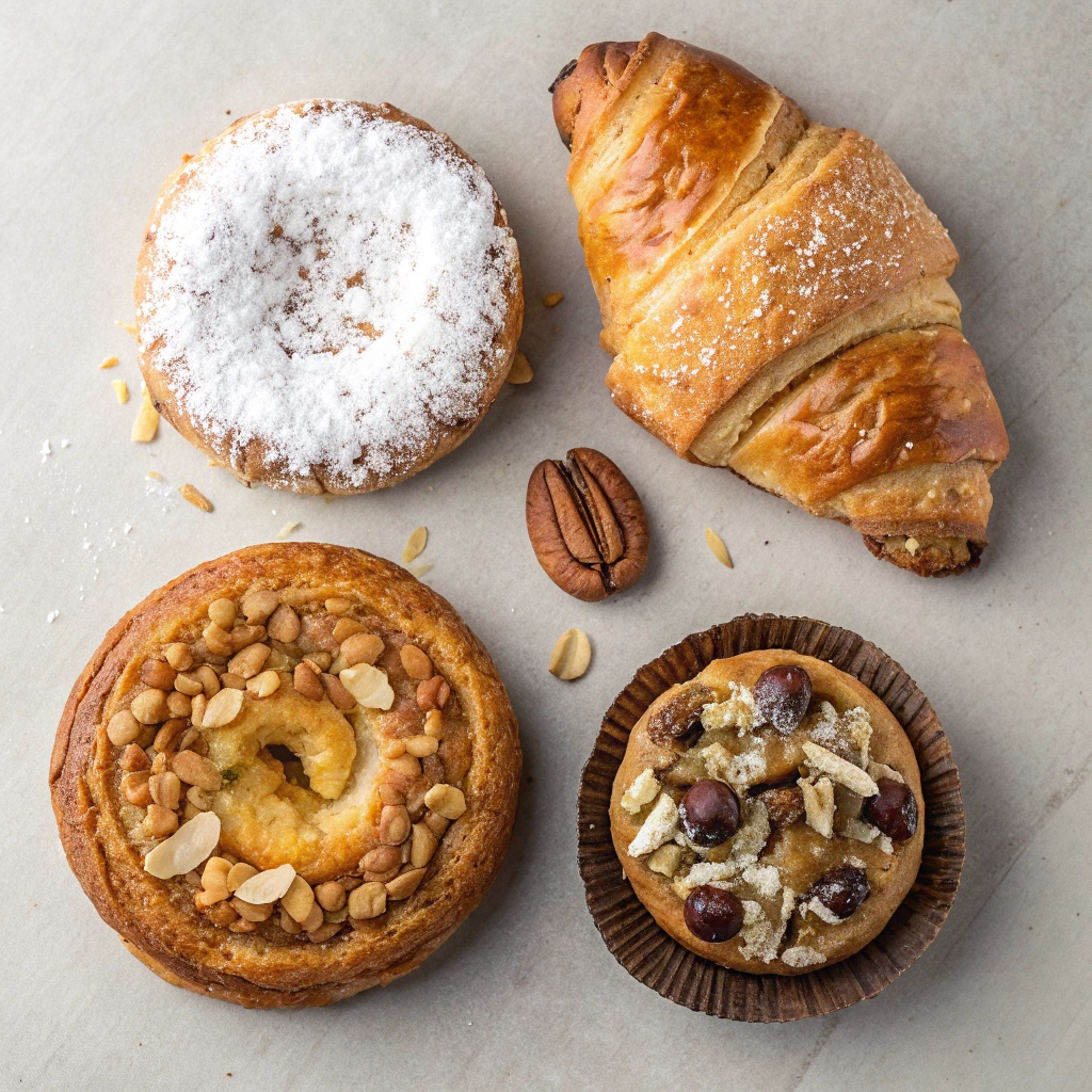 Classic and croissant om ali styles