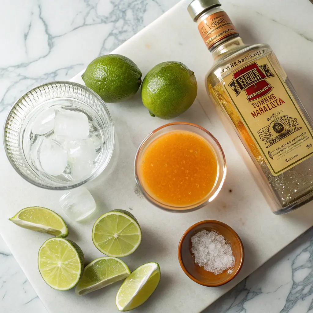 5 Minute Margarita ingredients