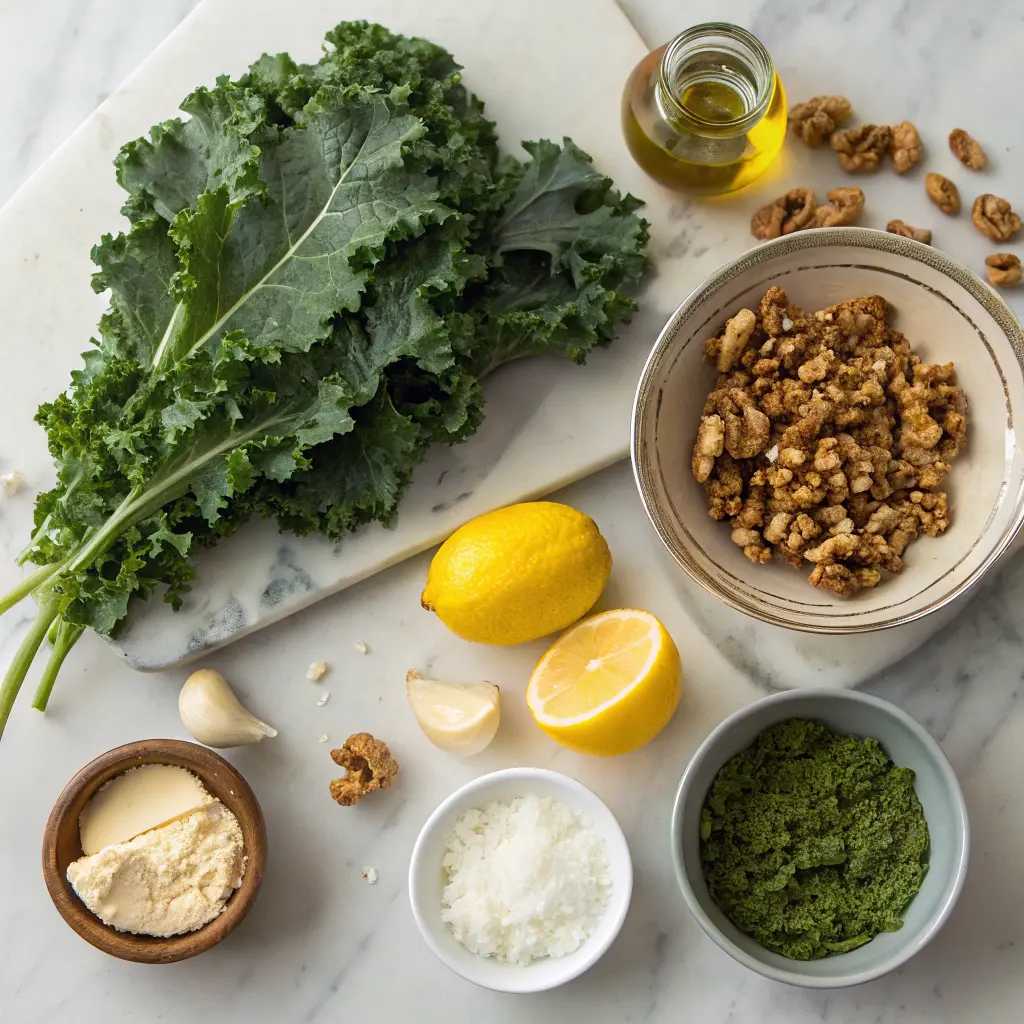 Kale Pesto Guardian – Healthy Homemade Pesto 10 Ingredients for kale pesto