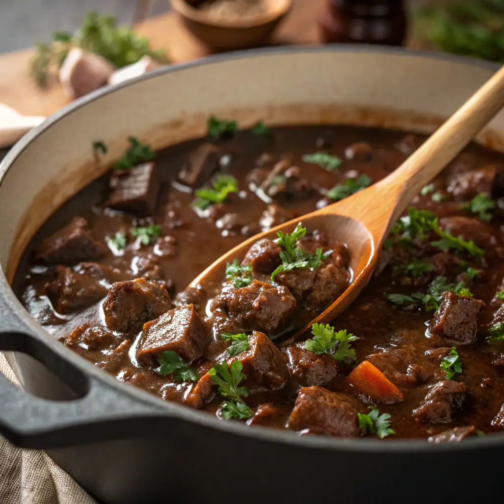 Guinness Hand Pies Rich Beef And Guinness Filling 11 Cooking beef and guinness filling