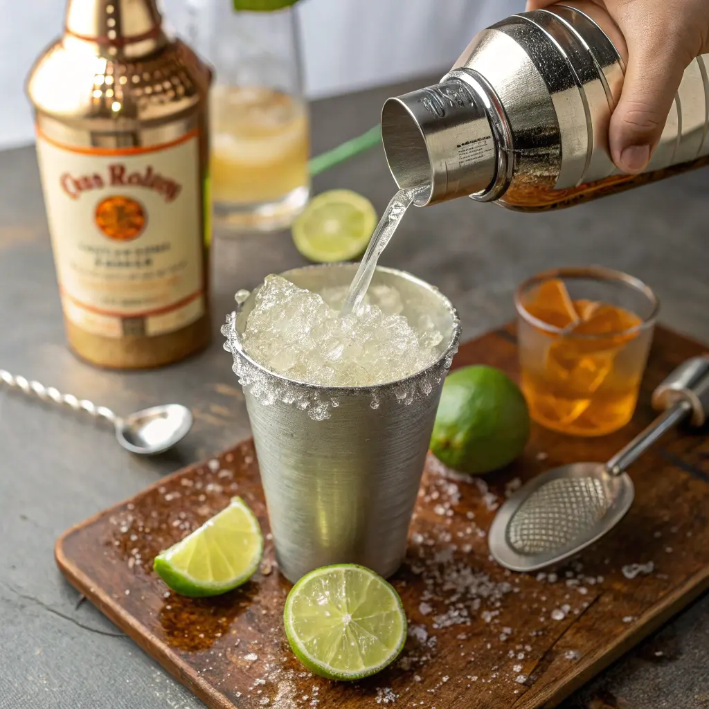 Shaking 5 Minute Margarita