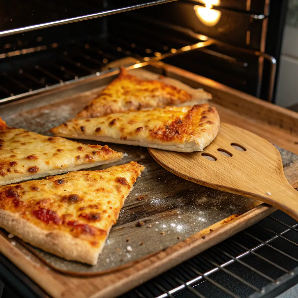 Pizza Wheels Chips: Crispy, Cheesy, Easy Recipe 11 Pizza wheels baking in oven