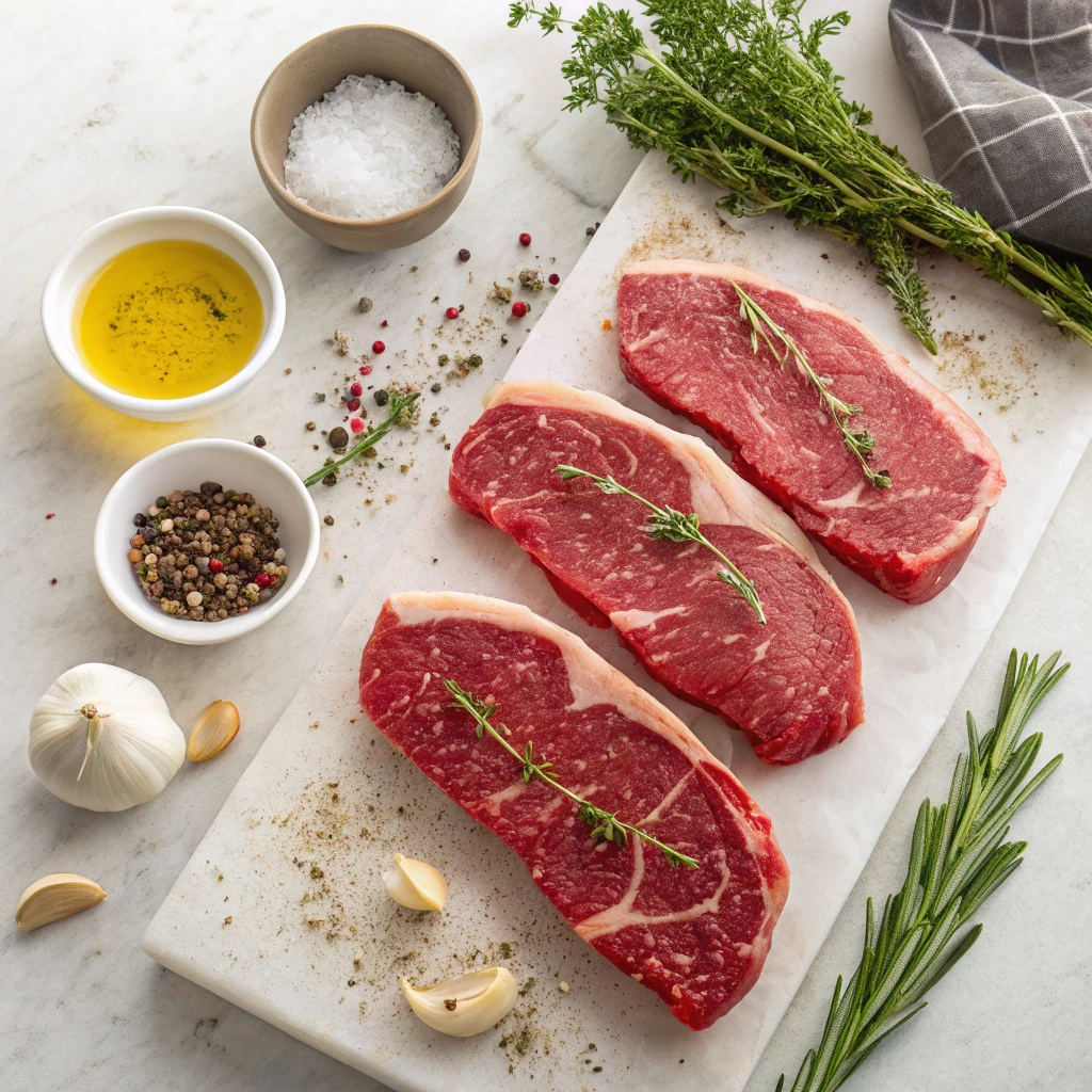 Ingredients for air fryer sirloin steak