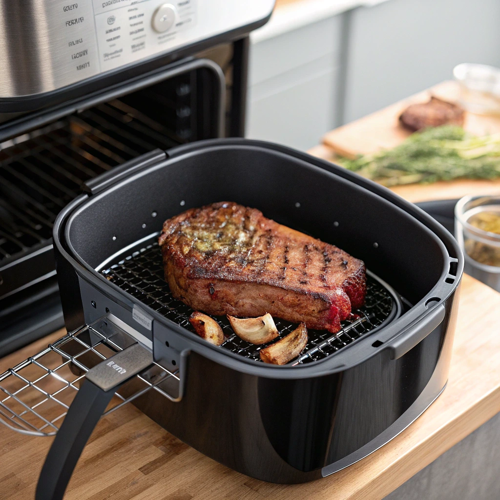 Cooking sirloin steak in air fryer