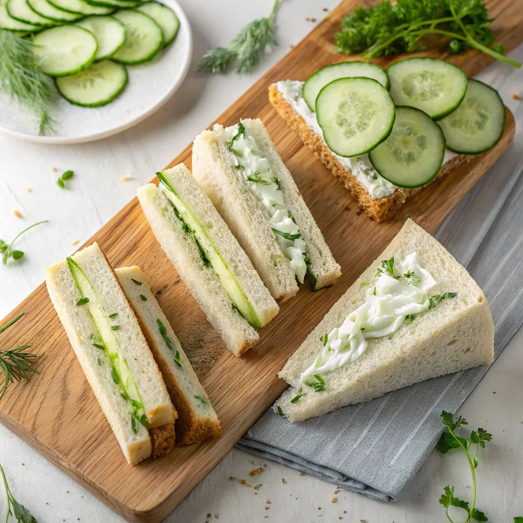 cucumber sandwich variations