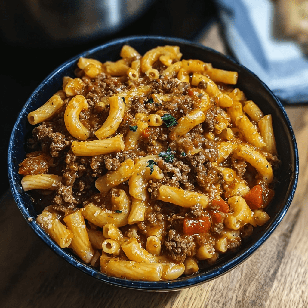 One Pot Beefaroni for Quick Weeknight Meals