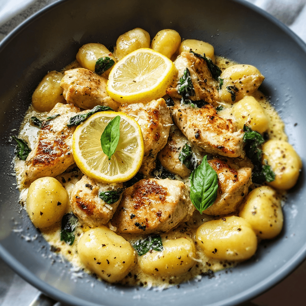 Lemon Chicken Gnocchi: Quick, Flavorful One-Pot Comfort