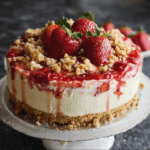 Strawberry Crunch Cheesecake Recipe: Creamy Layers with a Sweet Crush