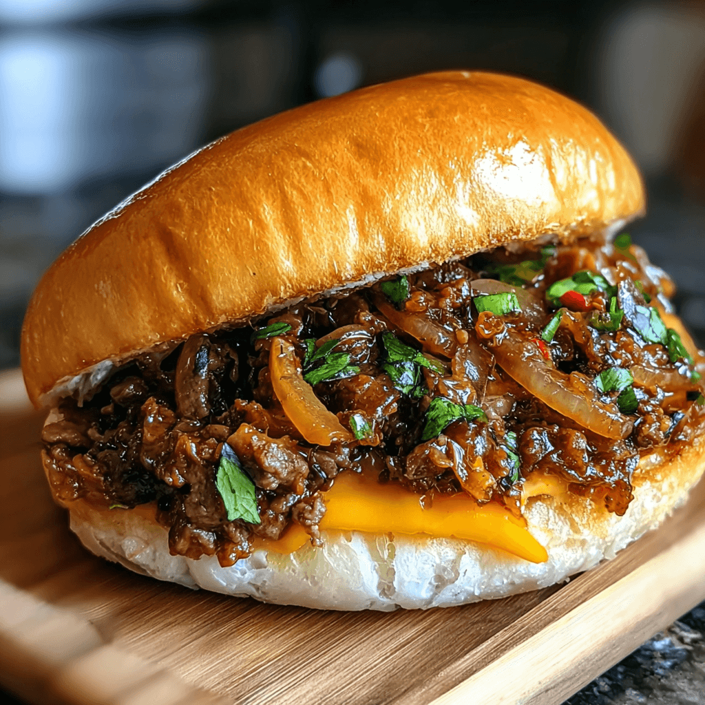 Gordon Ramsay’s Irresistible Philly Cheesesteak Sloppy Joes