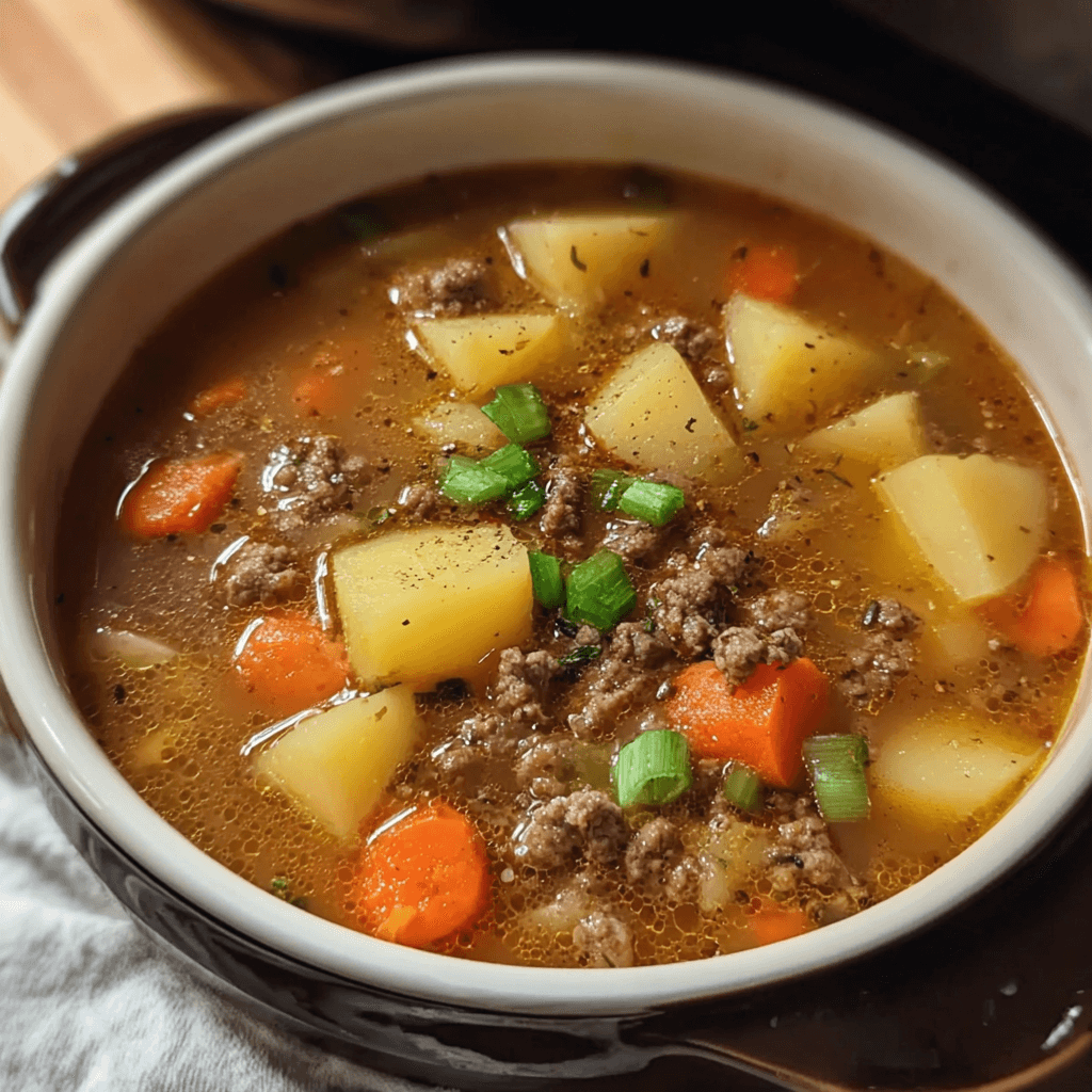 Crock Pot Hamburger Potato Soup Recipe: Easy, Comforting, and Customizable