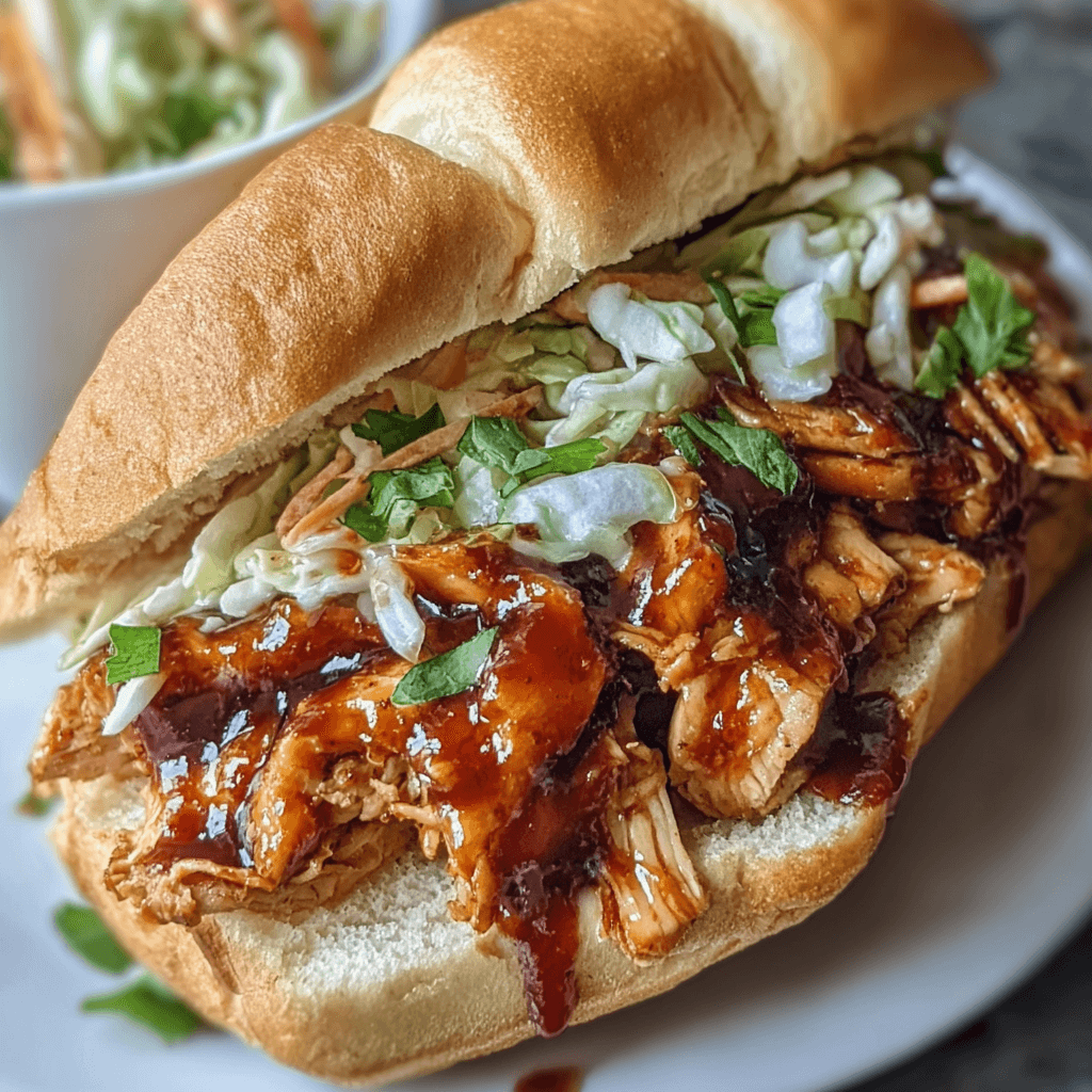 Alabama BBQ Chicken Chopped Sandwich