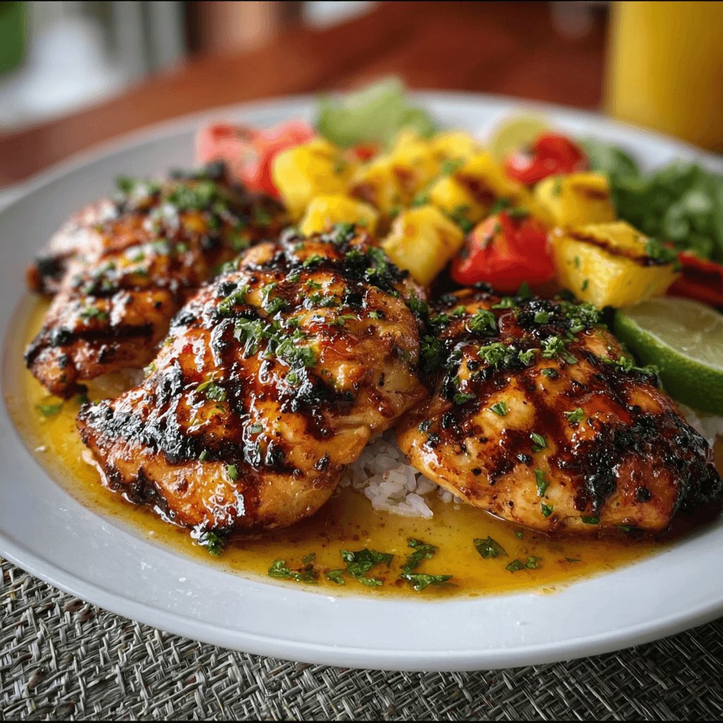 Key West Grilled Chicken with Tropical Citrus Marinade