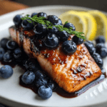 Blueberry Glazed Salmon [15-Minute Weeknight Meal]