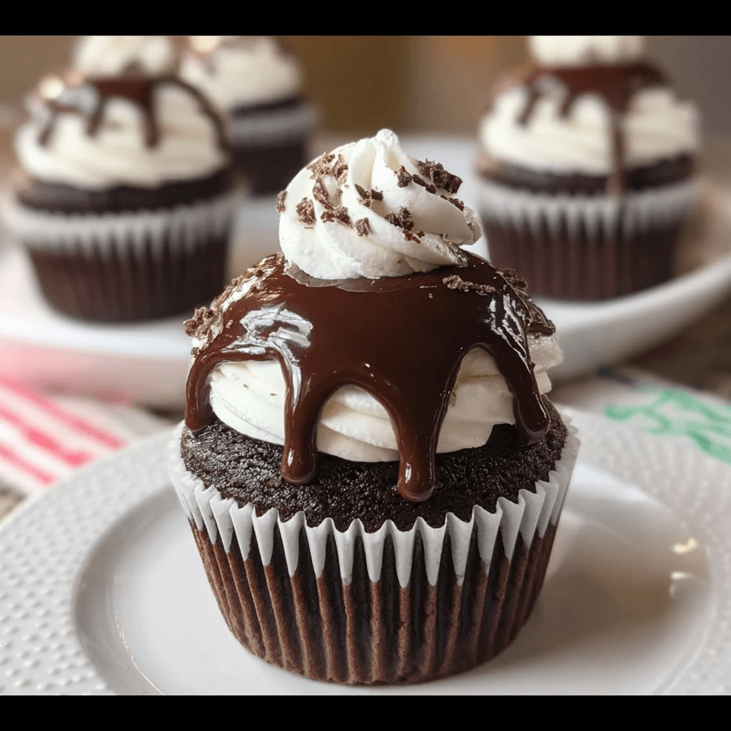 Dreamy Chocolate Cupcakes Buttercream Ganache
