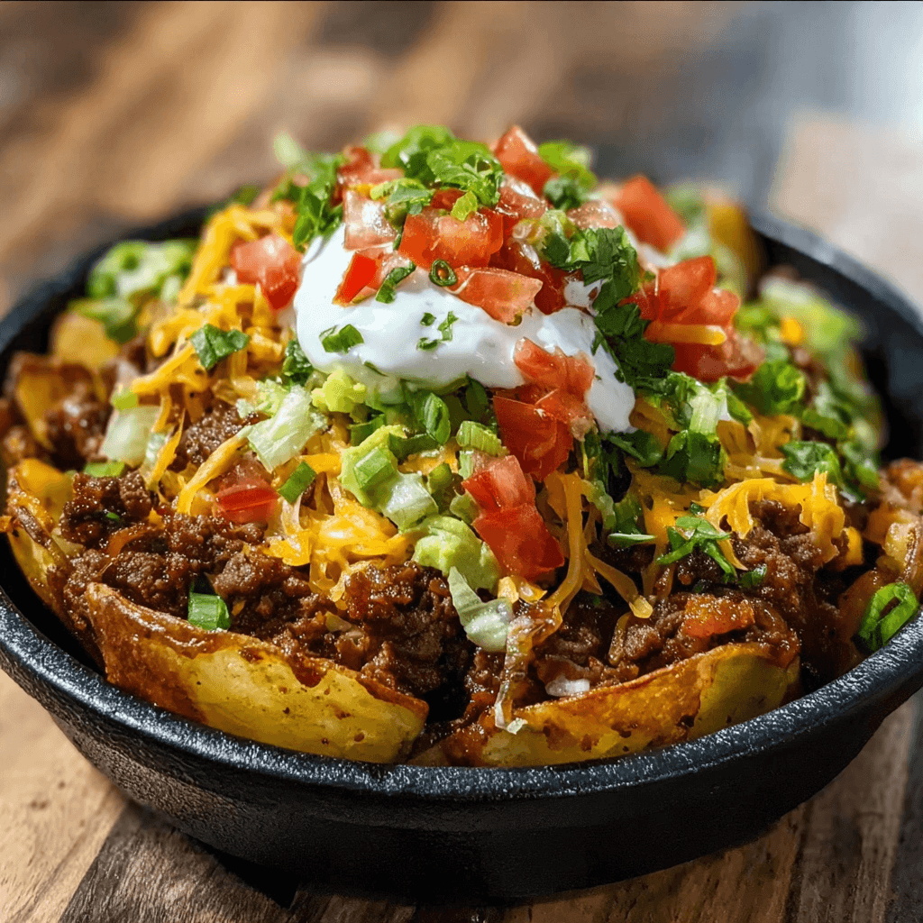 Loaded Potato Taco Bowl Recipe