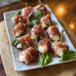 Prosciutto Wrapped Mozzarella Bites