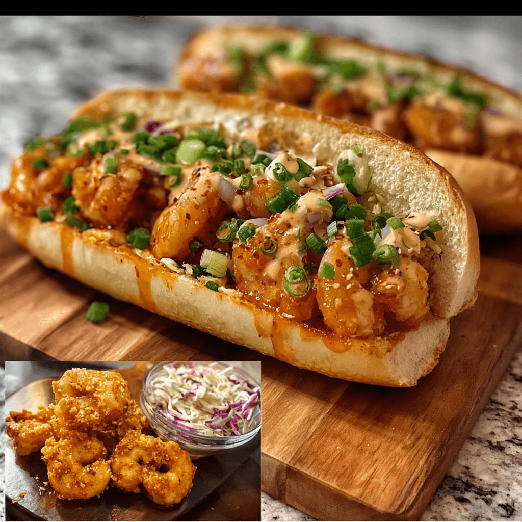 Quick Bang Bang Shrimp Po Boy Sandwich Recipe