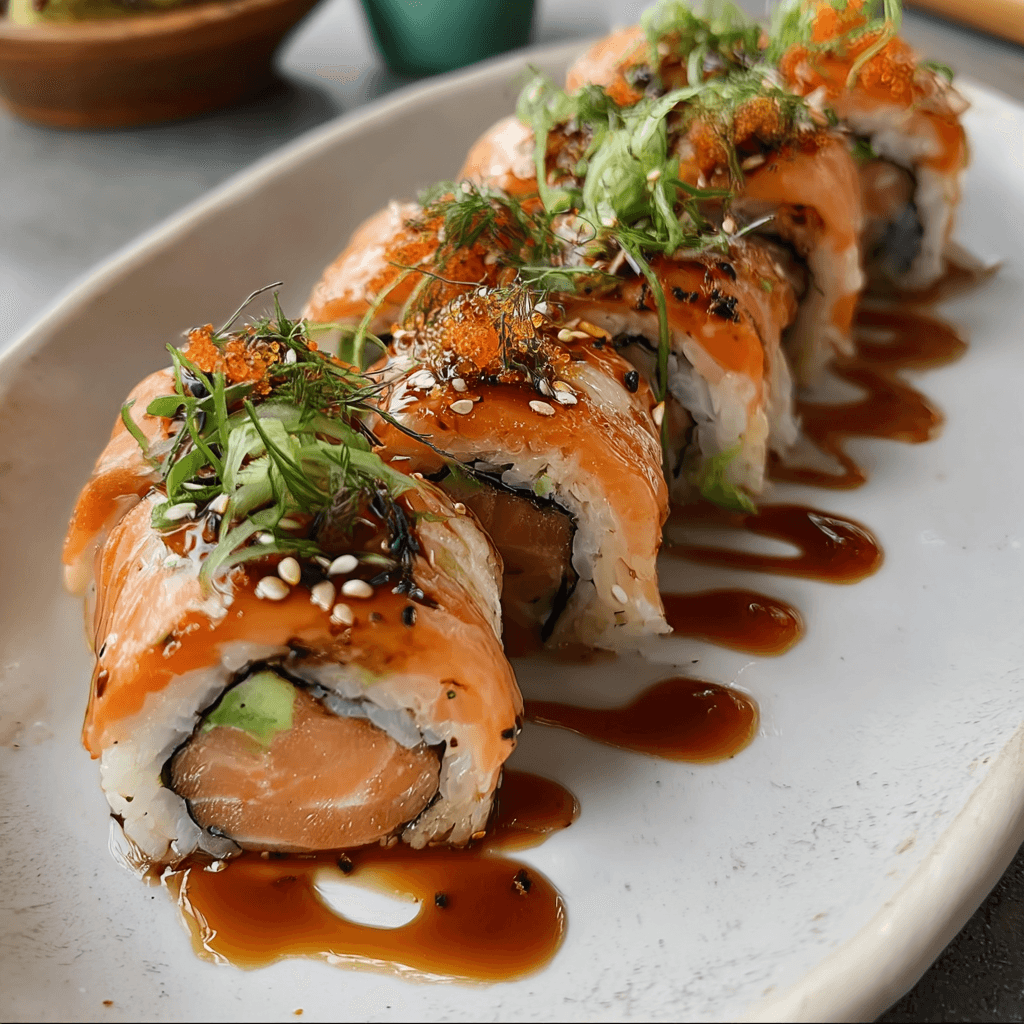 Firecracker Salmon Rolls: A Flavorful Asian-Inspired Dish 2 Firecracker Salmon Rolls: A Flavorful Asian-Inspired Dish