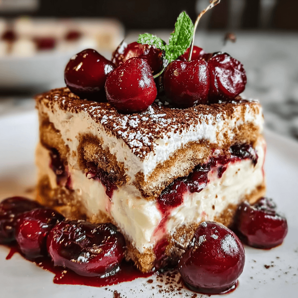Cherry Amaretto Tiramisu Recipe: A Decadent Twist on Classic