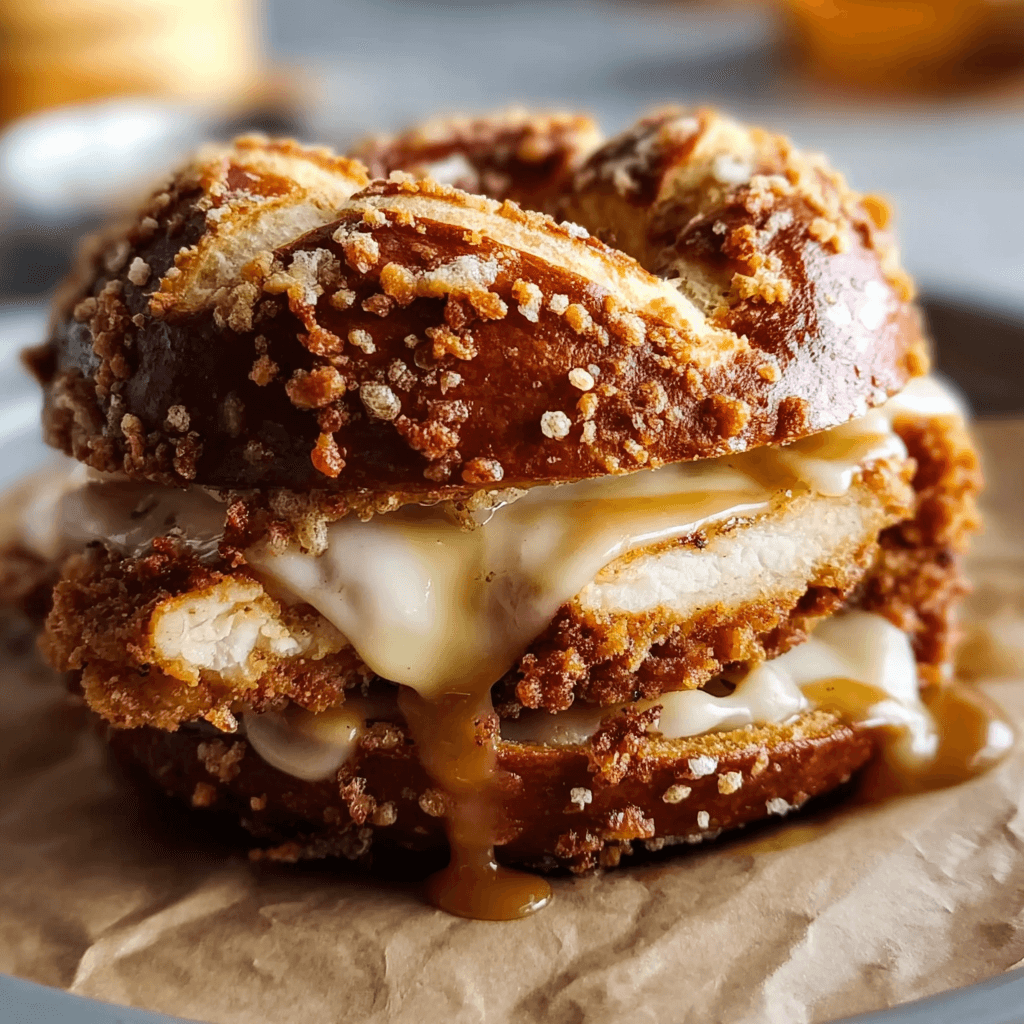 Honey Butter Pretzel Chicken Melt: The Ultimate Sandwich Recipe