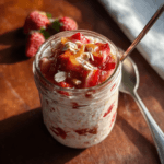 Strawberry Rhubarb Overnight Oats 3 Strawberry Rhubarb Overnight Oats