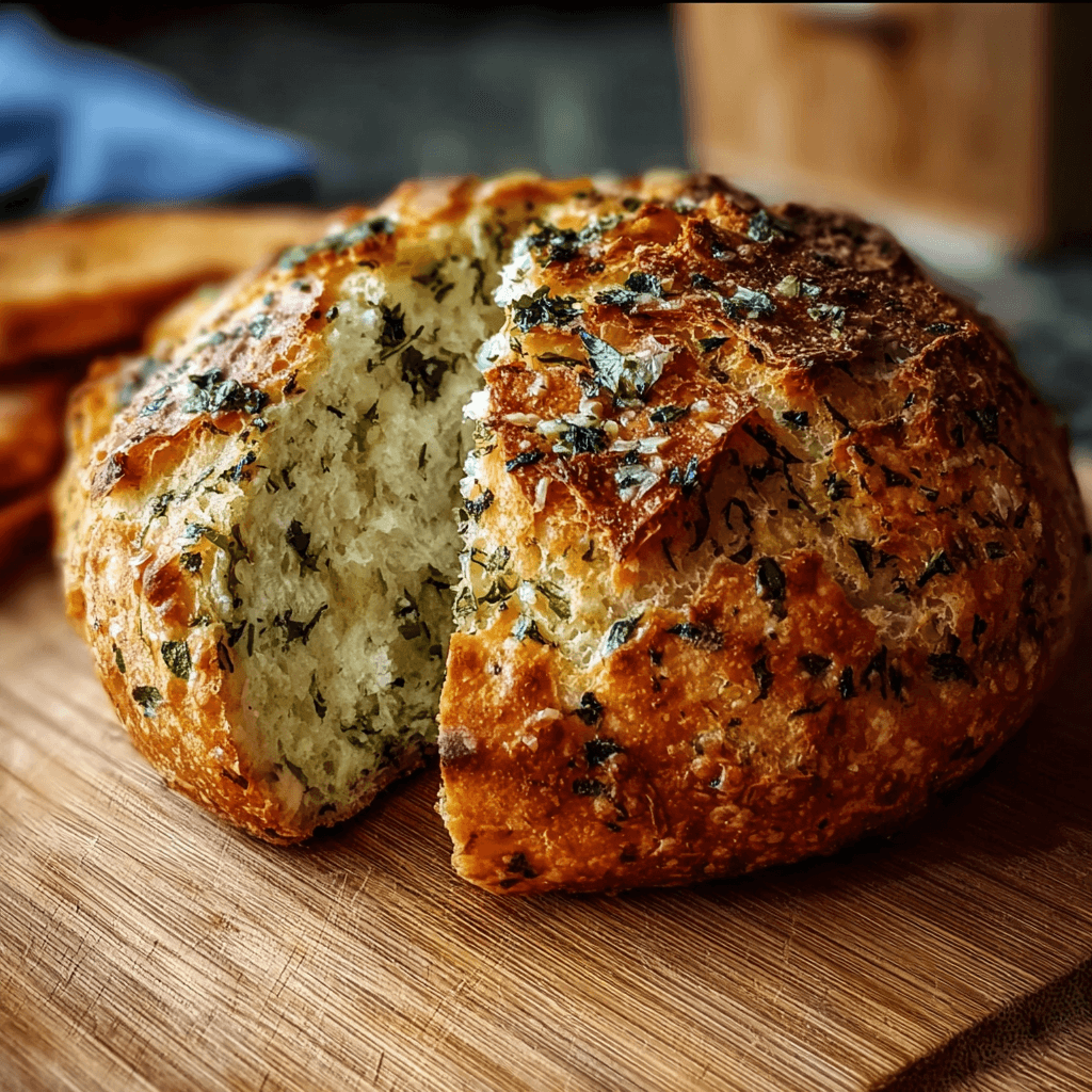 Garlic Herb Dutch Oven Bread: A Rustic, Flavor-Packed Recipe